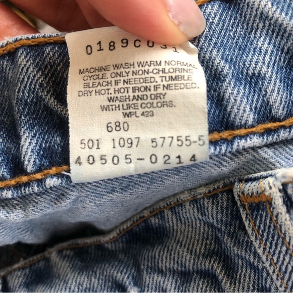 Vintage Levi’s 505 Jeans Orange Tab 90 Straight Leg - Picture 13 of 13